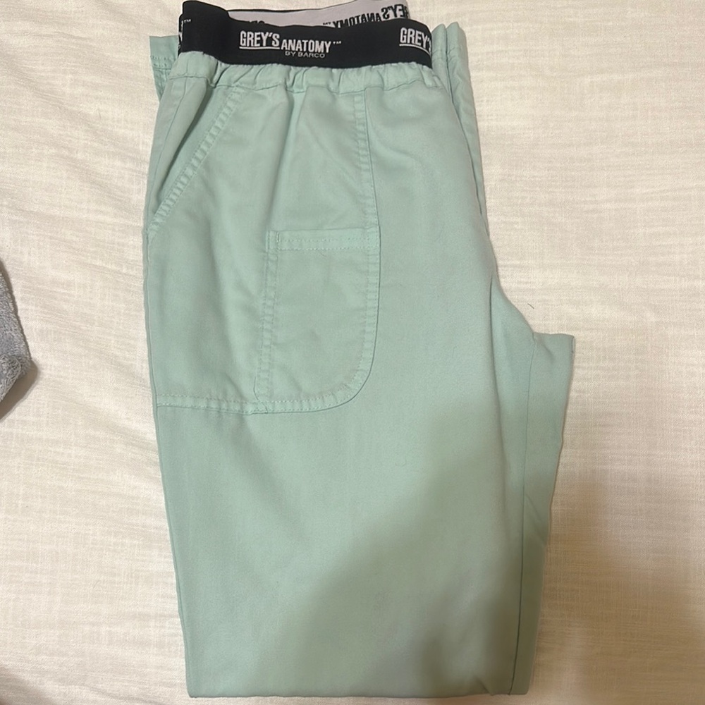 Grey's Anatomy Green Joggers with Elastic Waistband